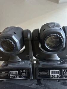 U- King Mini LED Spot Moving Head Stage Light ZQ02001 8 Gobo 8 Color DMX, Sound - Picture 1 of 3