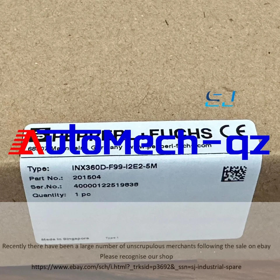 Brand new PEPPERL+FUCHS INX360D-F99-I2E2-5M Sensor INX360D-F99-I2E2-5M - Image 1 of 3