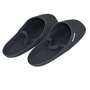Museumspantoffeln Handwerkerpantoffeln Filz Überschuhe Schlosspantoffeln Schwarz - Bild 1 von 5