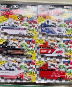 Racing Champions Racing Team NASCAR Camión Remolque Coche Set Die Cast NUEVO HO Escala - Imagen 1 de 7