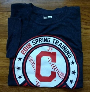 Nueva con etiquetas NEW ERA CLEVELAND INDIANS Mujer Pequeña Manga Corta Camiseta Pistola Metal Azul - Imagen 1 de 8