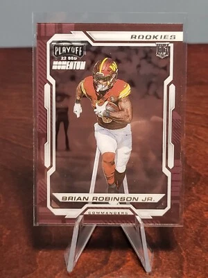 2022 Panini Chronicles Momentum #PMR-25 Brian Robinson Jr RC Commanders - Image 1 of 2