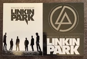 Linkin Park Minutes Midnight Promo Sticker Postcard 2007 - Picture 1 of 2