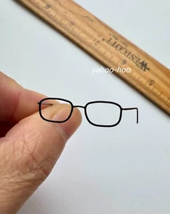 Metallbrille E im Maßstab 1/6 für 12" Hot Toy Phicen Worldbox Kopf Skulptur Figur - Bild 1 von 3