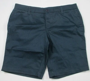 LANDS END Navy School Uniform Chino Shorts Girls 12+ Plus NEW - Picture 1 of 7