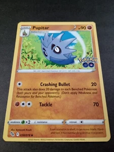 Pokemon Go Pupitar Uncommon Card 038/078 NM - Picture 1 of 1