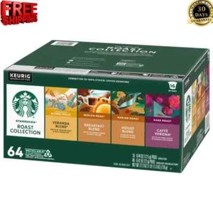 Starbucks Classic Roasts Variety Pack K-Cup Pod, 64 Stück - Bild 1 von 6