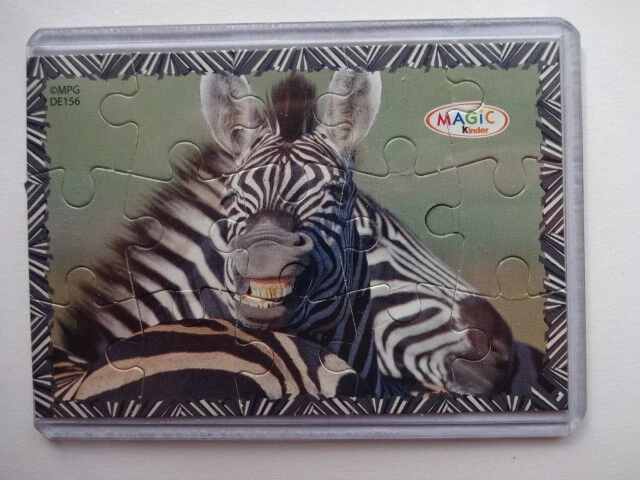 15 piece animal jigsaw puzzle / zebra motif - Image 1 of 1