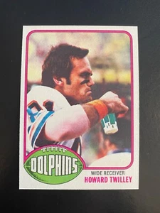 Topps Football #372 1976 ¡¡Howard Twilley!! ¡¡NM-MT O MEJOR!! ¡ENVÍO DE $1!! - Imagen 1 de 2