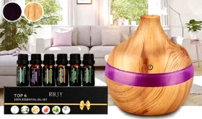 Electric Diffuser Aroma NO OIL Humidifier LightUp Relax LED **QUICK DISPATCH** - Image 1 of 2