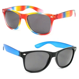 Kids Girls Flower Rainbow Cute SUNGLASSES Retro Little Boys Cars Shades Age 3-10 - Picture 1 of 17