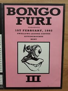 Bongo Furi Distortion 3 Rave Flyer 1st Feb 1992 Gatefold flyer