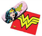 Spoontiques Padded Wonder Woman Eye Glass Case with Matching Lens Cloth