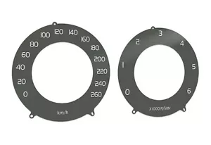 Volvo XC60 USA Brown Diesel - Speedometer dials MPH to KM/H Gauges - Picture 1 of 6