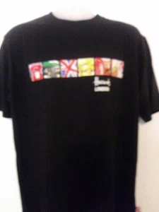 NWT Harrods London Black L Large Short Sleeve Cotton T-Shirt Free Shipping - Picture 1 of 7