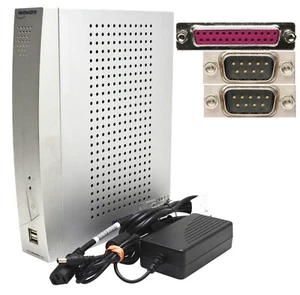 Mini PC Neoware DVI +VGA Parallel Serial RS-232+ Lpt Parallel PCI 12V WIN98 CA22 - Picture 1 of 9