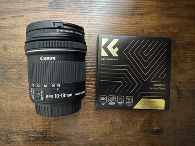 Lente zoom gran angular Canon EF-S 10-18 mm f/4,5-5,6 IS STM montura EF-S/APS-C Foto 1 de 4