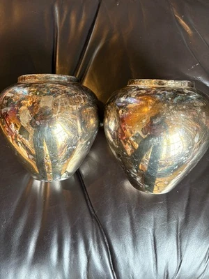 Two (2) Silver plated Vases 4.5” Perfect For Dinner Tables - Image 1 of 3
