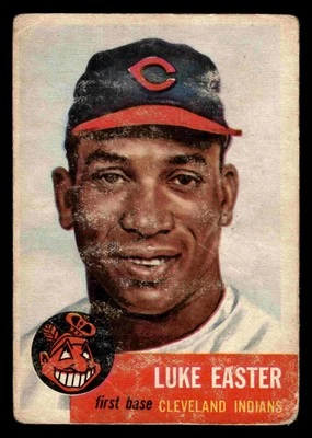 1953 Topps #2 Luke Easter - Cleveland Indians (Low Grade) - Image 1 of 2