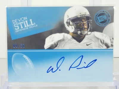 2012 Press Pass - Signings Devon Still #PPS-DS Blue /50 (AU, RC) - Image 1 of 3