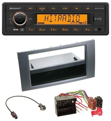 Continental 1DIN DAB MP3 AUX USB Autoradio für Ford Fusion Kuga Transit 05-12 an - Bild 1 von 4