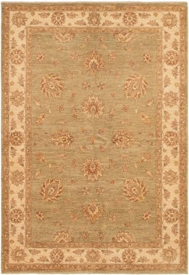 Alfombra tradicional de lana oriental anudada a mano de 5'8" x 8'2" Foto 1 de 4