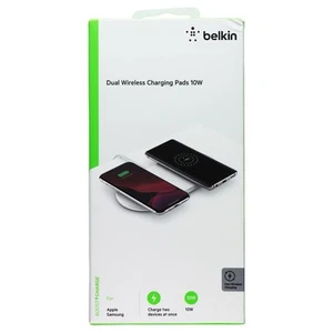 Belkin BoostCharge 10W Dual Wireless Charging Pad - White (Australian Version) - Picture 1 of 2