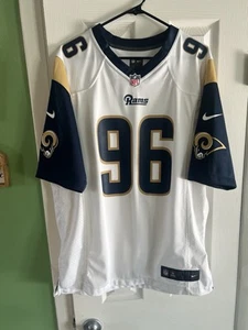 NWOT Authentic Vintage Throwback Football Jersey #96 Bates St. Louis Rams - Picture 1 of 7