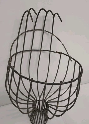 Cesta recogedora de alambre vintage manzana-pera-melocotón-fruta herramienta de jardín Foto 1 de 4