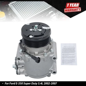 A/C Compressor For Ford E-150 E-250 E-350 E-450 E-550 2001-2007 CO 2486AC - Picture 1 of 9