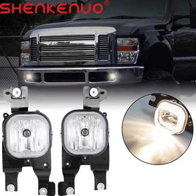 Luces antiniebla LED DRL intermitente para Ford F-250 F-350 F-450 Super Duty 2008-2010 Foto 1 de 4