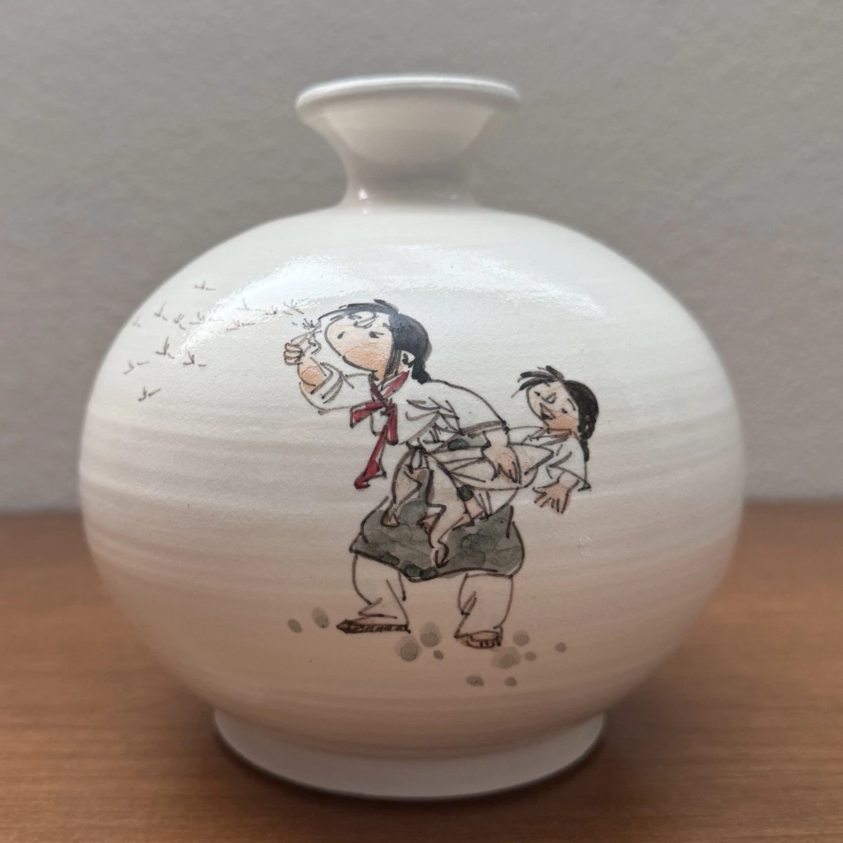 韩国古董陶瓷花瓶| eBay