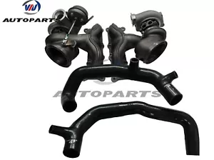 VIV TD04-17T Billet Twin Turbocharger+2" inlet pipes for 335i LHD 3.0L N54 - Picture 1 of 6