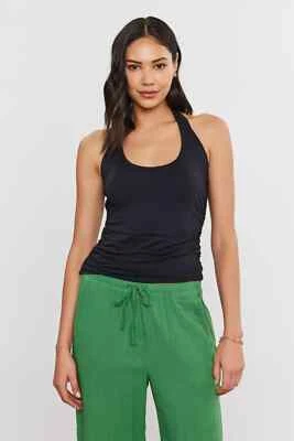 Tanque halter VELVET de Graham & Spencer Whitley Gauzy Whisper negro S $136 H14 Foto 1 de 4