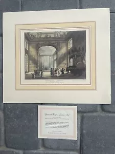 1810 Antiker Druck London PAINTED HALL GREENWICH HOSPITAL Ackermann (197) - Bild 1 von 10