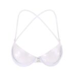 Through Sexy Women's Underwear Transparent Bra Invisible Strap Summer Bralette
