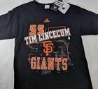 Lz Adidas Youth M 10/12 San Francisco Giants Lincecum T-Shirt Tee Shirt New J45