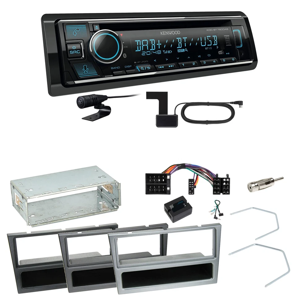 Kenwood KDC-BT760DAB Bluetooth Einbauset für Opel Omega B Meriva A Agila Vivaro - Bild 1 von 1