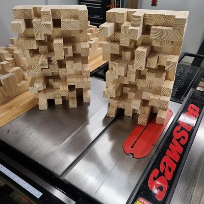 Paquete de 2 difusores de sonido de madera acústica completamente montados panel Skyline 12x18 Foto 1 de 4