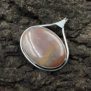 Women Day Gift Bloodstone Silver Gift For Bridesmaid Natural Pendant 1.65" - Picture 1 of 4