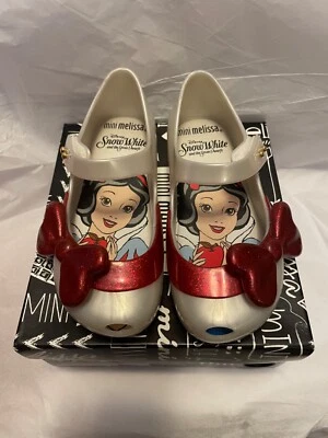 New Mini Melissa Girls Snow White Mary Jane Shoes Size 10 - Image 1 of 4