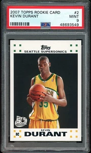 2007-08 Topps - Retail Factory Set Rookie Set Kevin Durant #2 White (RC) - Picture 1 of 2