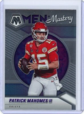2021 Mosaic Patrick Mahomes Men of Mastery Insert- Kansas City Chiefs - Image 1 of 2