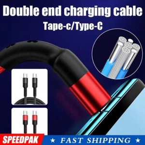 1X USB C zu USB C Schnellladegerät PD 100W Dual Typ Ladekabel C 2022 Fast-\ - Bild 1 von 14