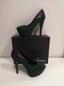 Made in Italia Women's High Heels Size 39 EU / 6 UK Inside 100% Leather - Imagen 1 de 11