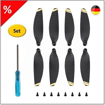 1 x Set Propeller für DJI Mavic Mini / 4726 F / Gold / Silber / 8 Stück