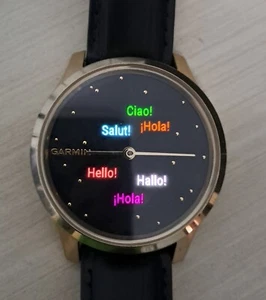Garmin Vivomove Luxe 24 Gold GPS 42mm - Foto 1 di 20