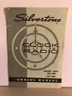 Vintage Silvertone Clock Radio 1035-1038 Owner's Manual 1960's Sears Roebuck