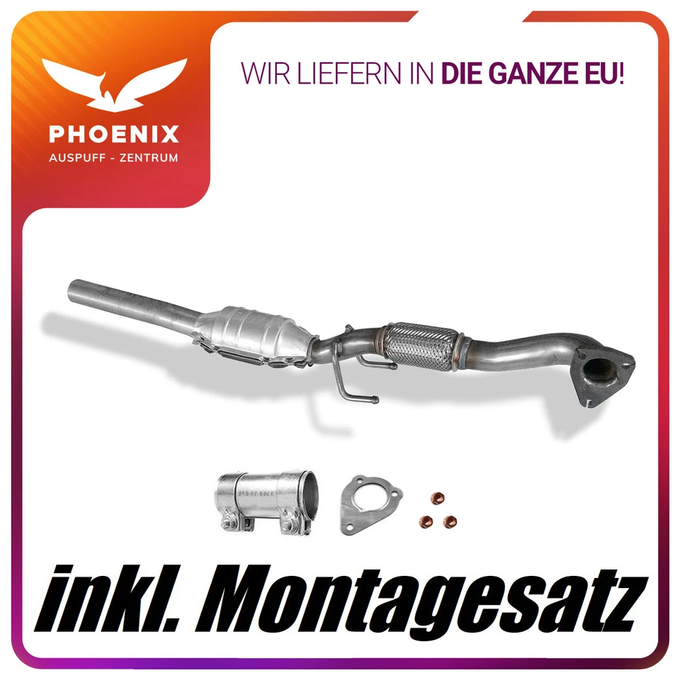 For VW Bora 1.9 TDi ASZ 96kW (2000-2005) catalytic converter with E-mark catalytic converter - Image 1 of 1