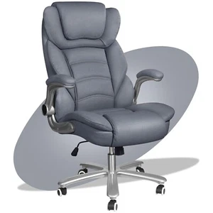 High Back Office Chairs Big and Tall Executive Computer Chair Heavy Duty 400lbs - Picture 1 of 28